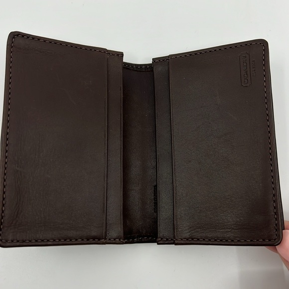 Coach Heritage Stripe Signature Card Holder - Picture 3 of 10